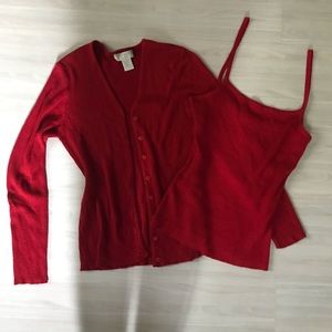 Express Cardigan and Tank Set